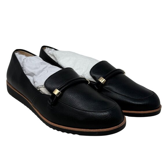 LifeStride Velocity‎ 2.0 Womens Zaharav Faux Leather Loafers Size 10M Black - Picture 2 of 11